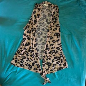 Cheetah long cover over